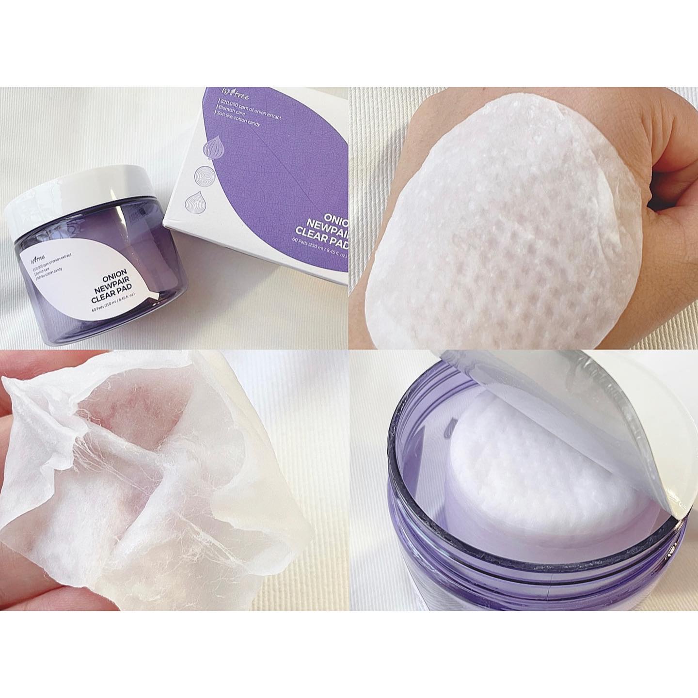 オニオンニューペア クリアパッド/Isntree/トナーパッドを使ったクチコミ（2枚目）