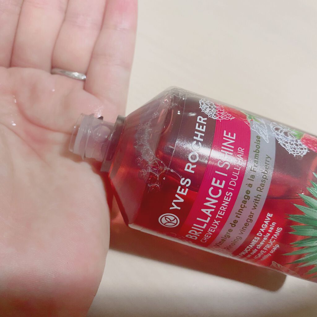 リンシングビネガー シルキーシャイン さらキララズベリー/イヴ・ロシェ/洗い流すヘアトリートメントを使ったクチコミ(2枚目)