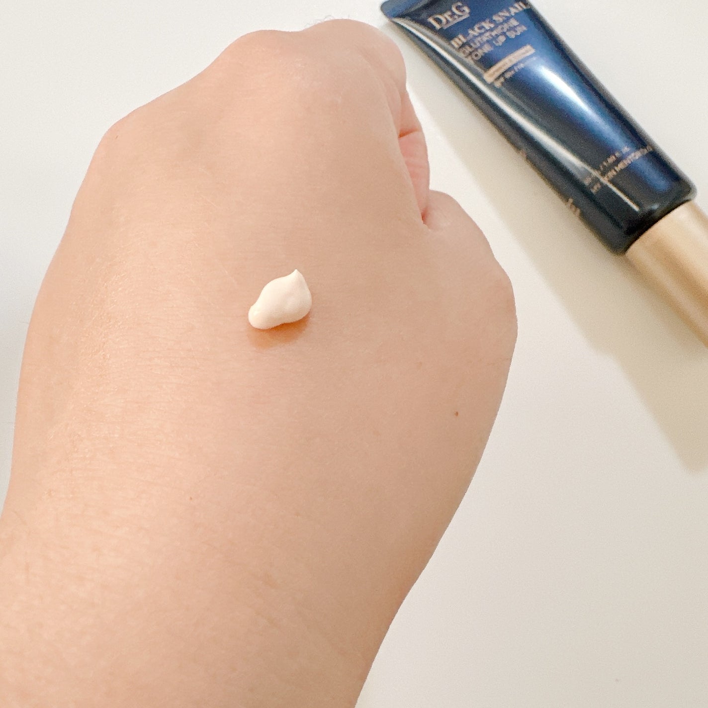 ブラックスネイルグルタチオントーンアップサン/Dr.G/日焼け止めクリームを使ったクチコミ(3枚目)