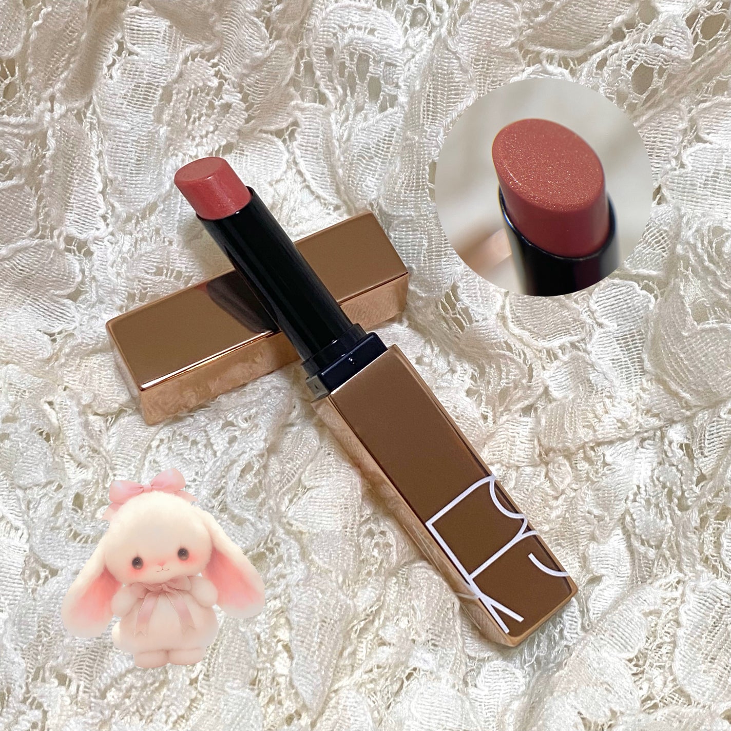アフターグローリップスティック & ミニリキッドブラッシュデュオ/NARS/メイクアップキットを使ったクチコミ(2枚目)