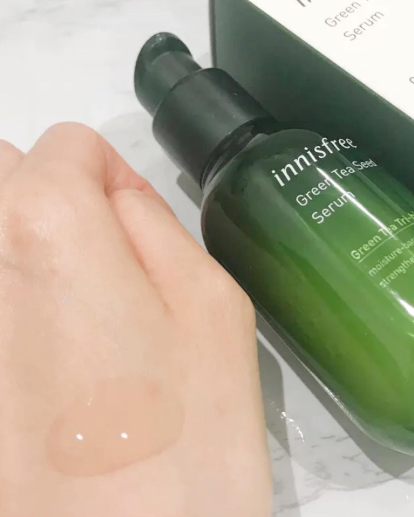 グリーンティーシード セラム N/innisfree/美容液を使ったクチコミ（3枚目）