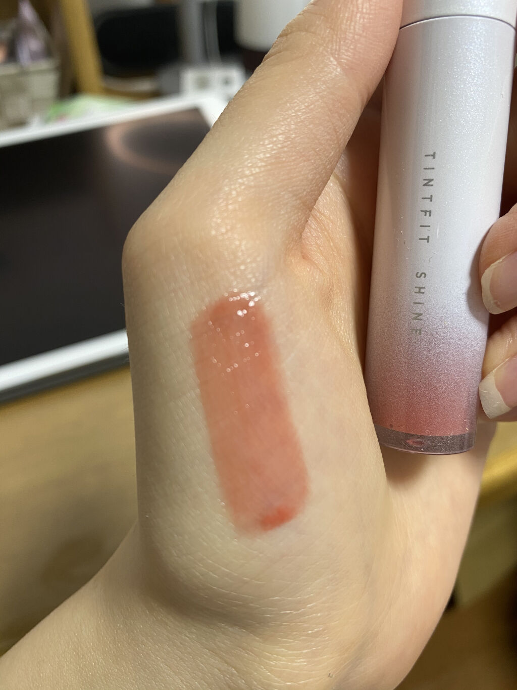 TINT FIT SHINE/moonshot/リップグロスを使ったクチコミ（2枚目）