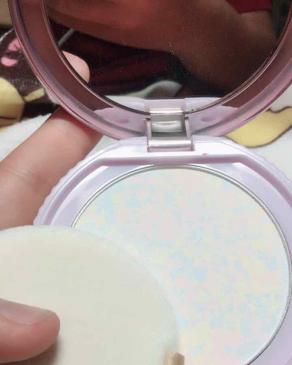 トランスペアレントフィニッシュパウダー/キャンメイク/プレストパウダーを使ったクチコミ（2枚目）