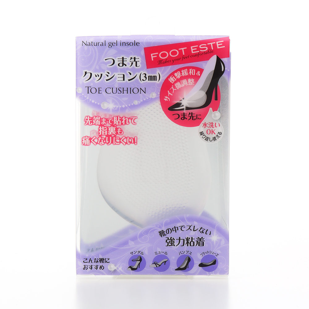 フットエステ ナチュラルジェル インソール つま先クッション