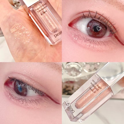 グリッターアイシャドウ/Dear.A/グリッターを使ったクチコミ(5枚目)