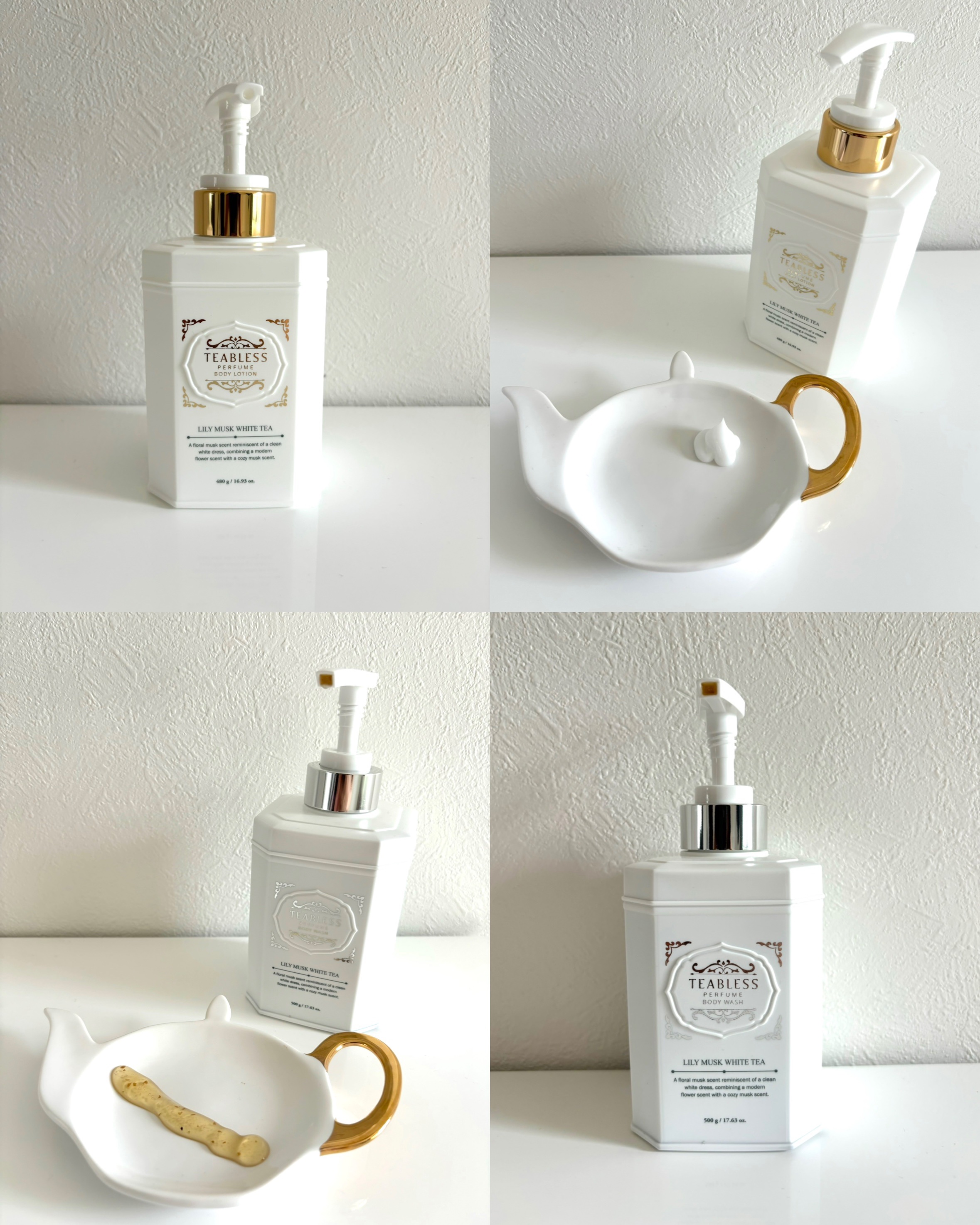 パフュームボディローション リリィムスクホワイトティー/TEABLESS/ボディローションを使ったクチコミ（1枚目）