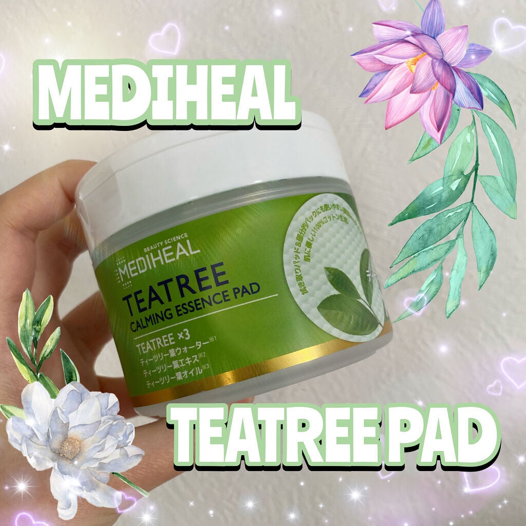 ティーツリーカーミングエッセンスパッド/MEDIHEAL/トナーパッドを使ったクチコミ(2枚目)