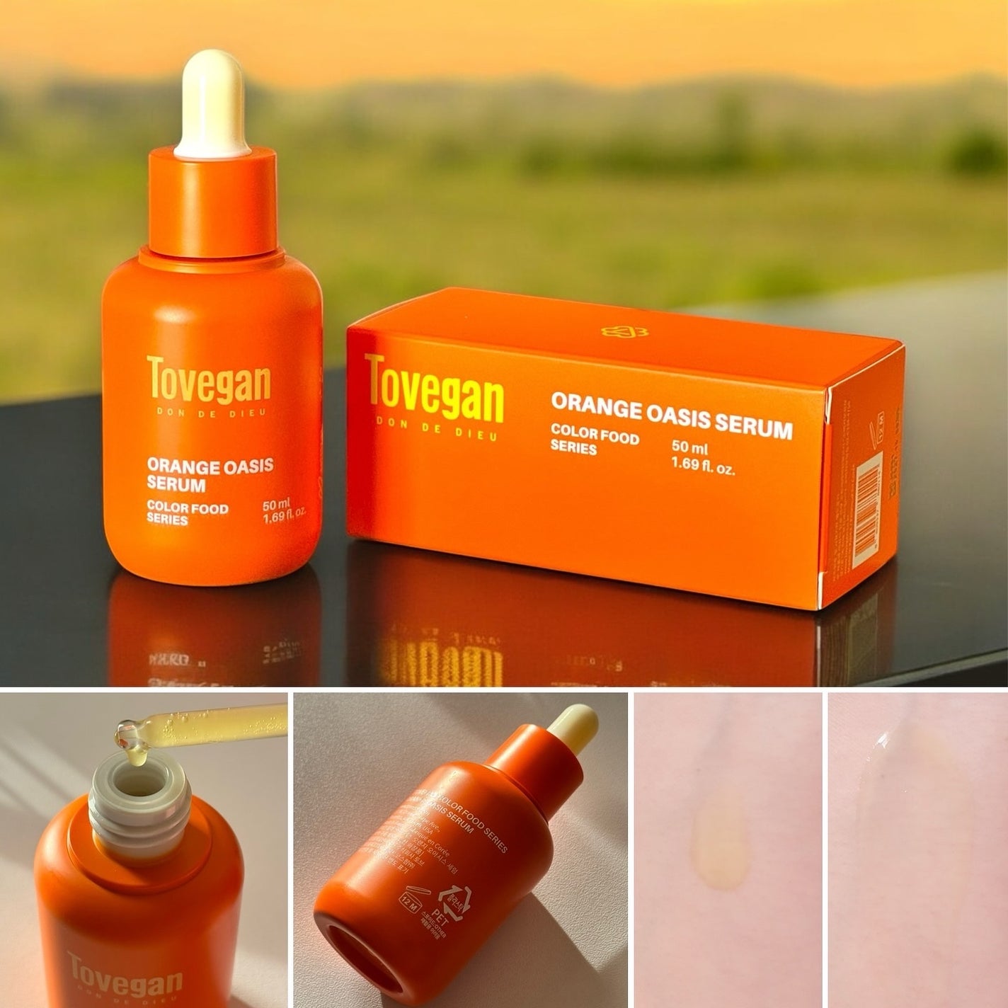 カラーフードシリーズオレンジオアシスセラム/Tovegan/美容液を使ったクチコミ(2枚目)