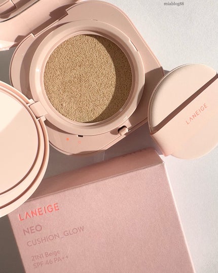 ネオクッション グロウ/LANEIGE/クッションファンデーションを使ったクチコミ(2枚目)