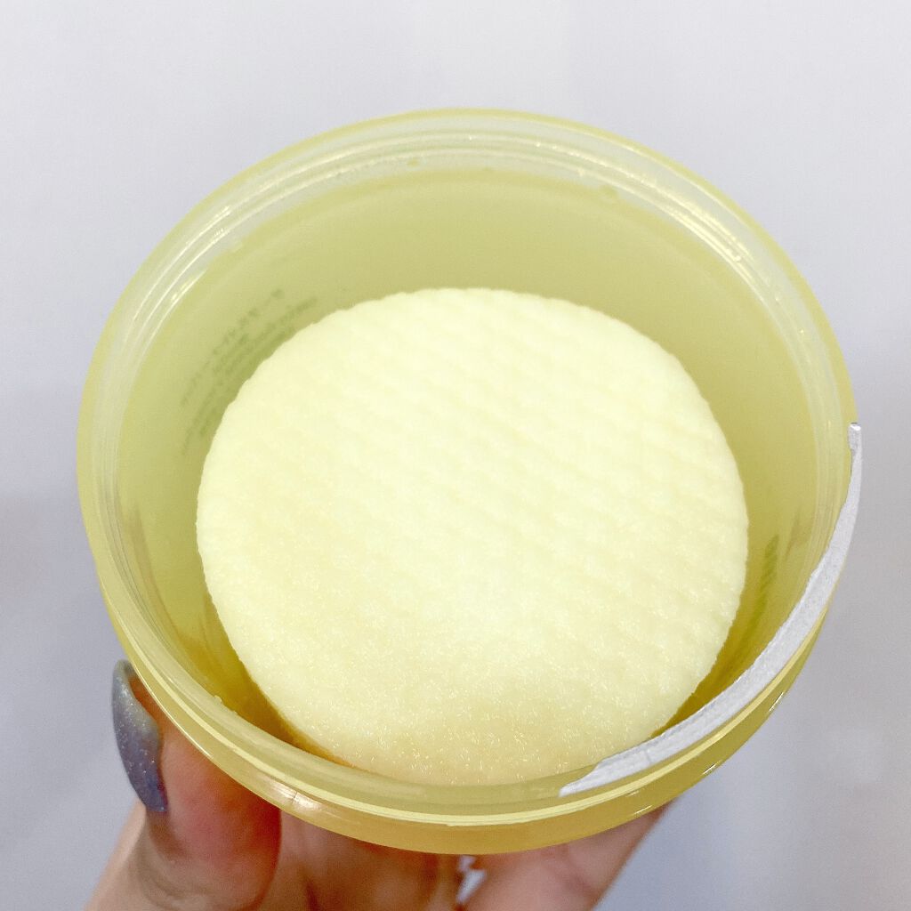 グリーンタンジェリン ビタCダークスポットケアパッド/goodal/トナーパッドを使ったクチコミ（2枚目）