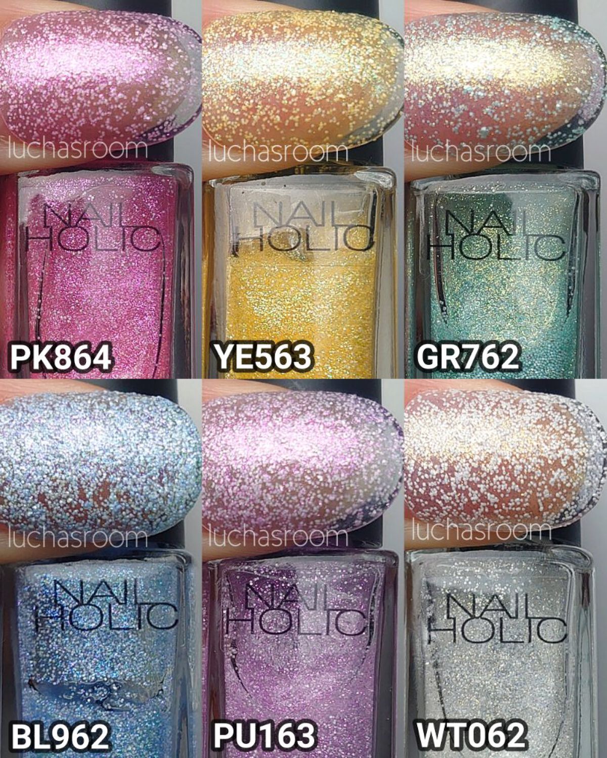 ネイルホリック Aurora Glitter WT062/ネイルホリック/マニキュアを使ったクチコミ（2枚目）