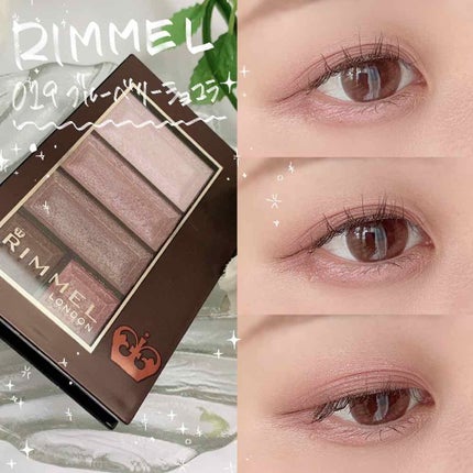 ショコラスウィート アイズ/リンメル ロンドン/アイシャドウパレットを使ったクチコミ(1枚目)