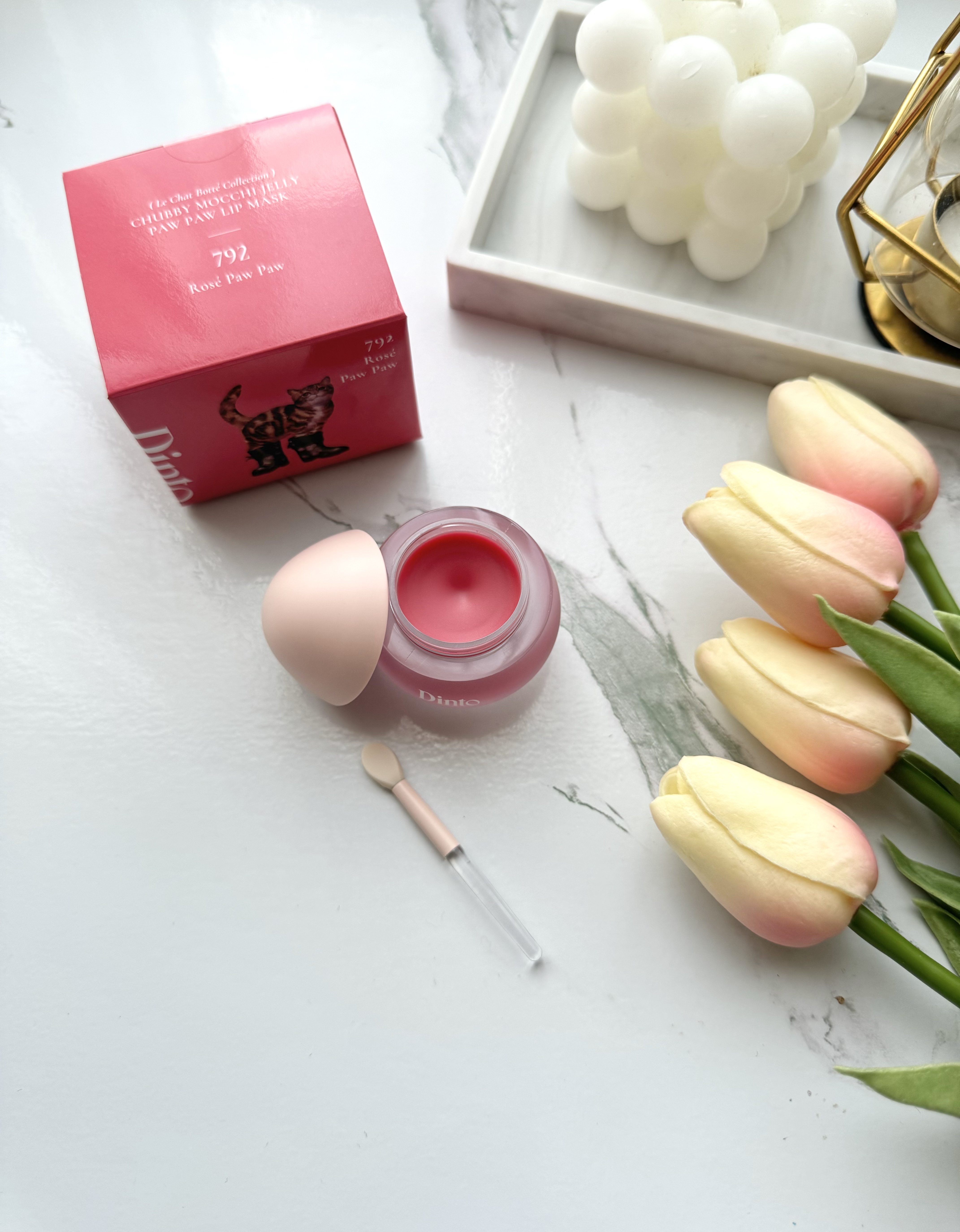 チャビもちゼリーパウパウリップマスク/Dinto/リップマスクを使ったクチコミ（2枚目）