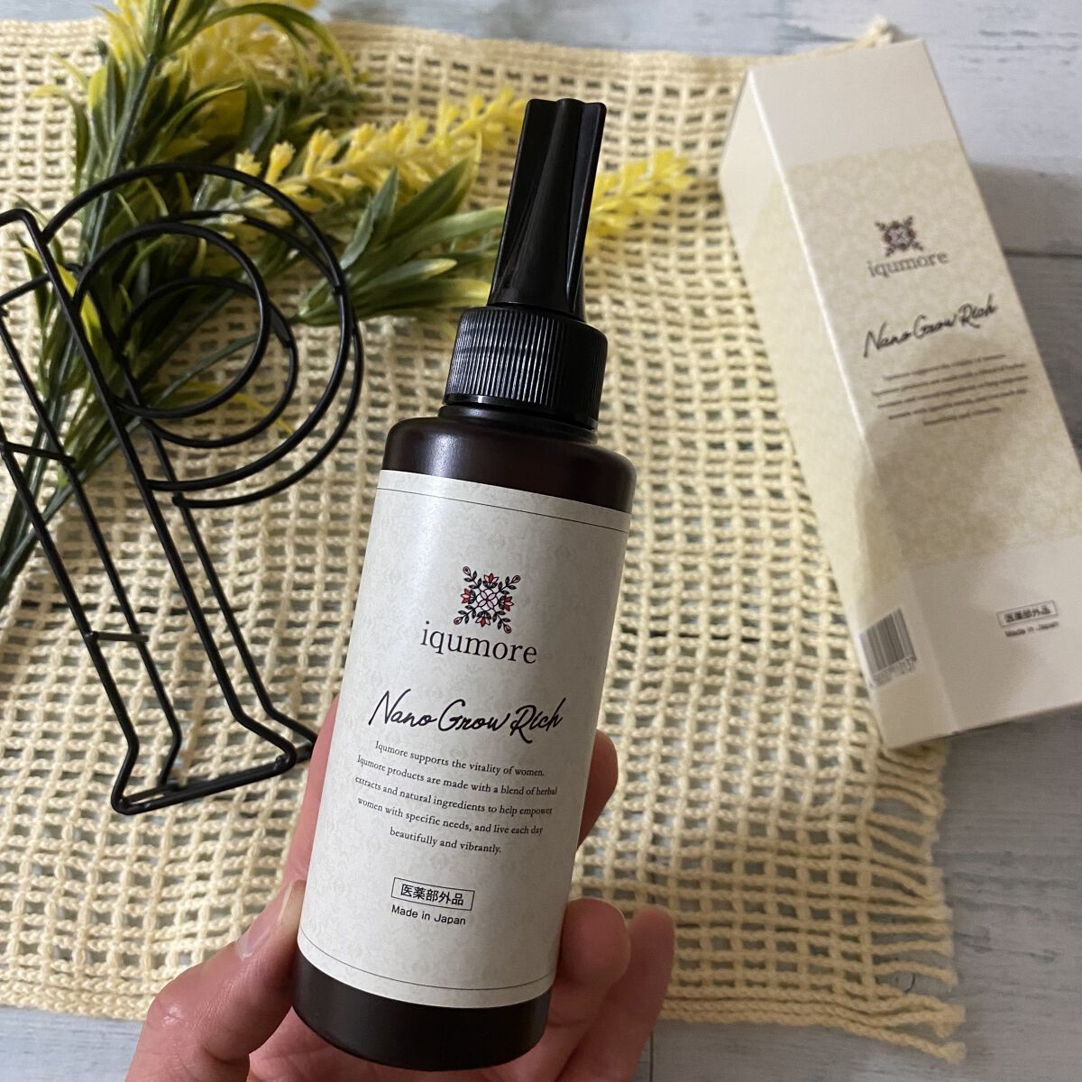 ナノグロウリッチ/iqumore/頭皮ローションを使ったクチコミ（3枚目）