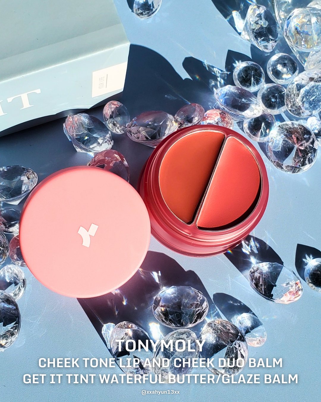 チークトーン リップ＆チーク デュオバーム/TONYMOLY/口紅を使ったクチコミ（3枚目）