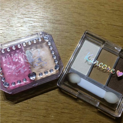 カンコレアイシャドウ/DAISO/アイシャドウパレットを使ったクチコミ(1枚目)