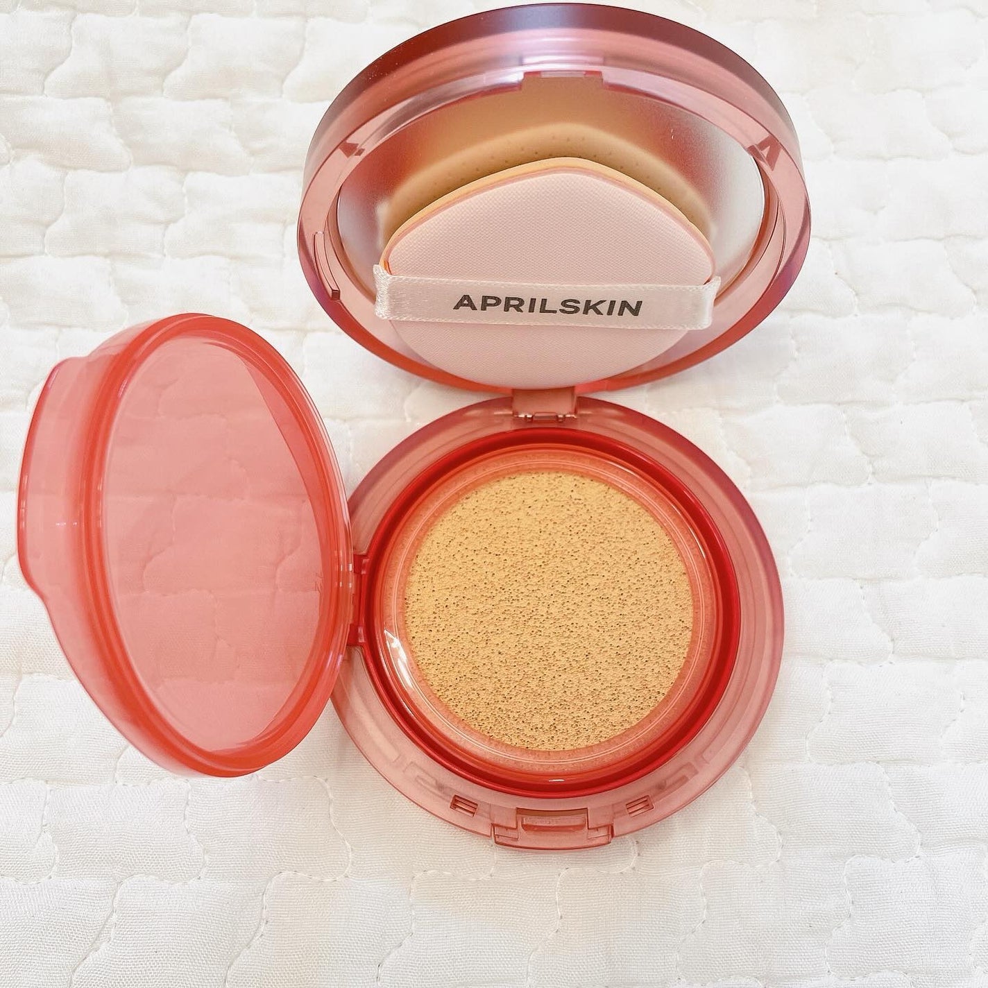 ヒーロークッション+レフィルセット/APRILSKIN/クッションファンデーションを使ったクチコミ(2枚目)