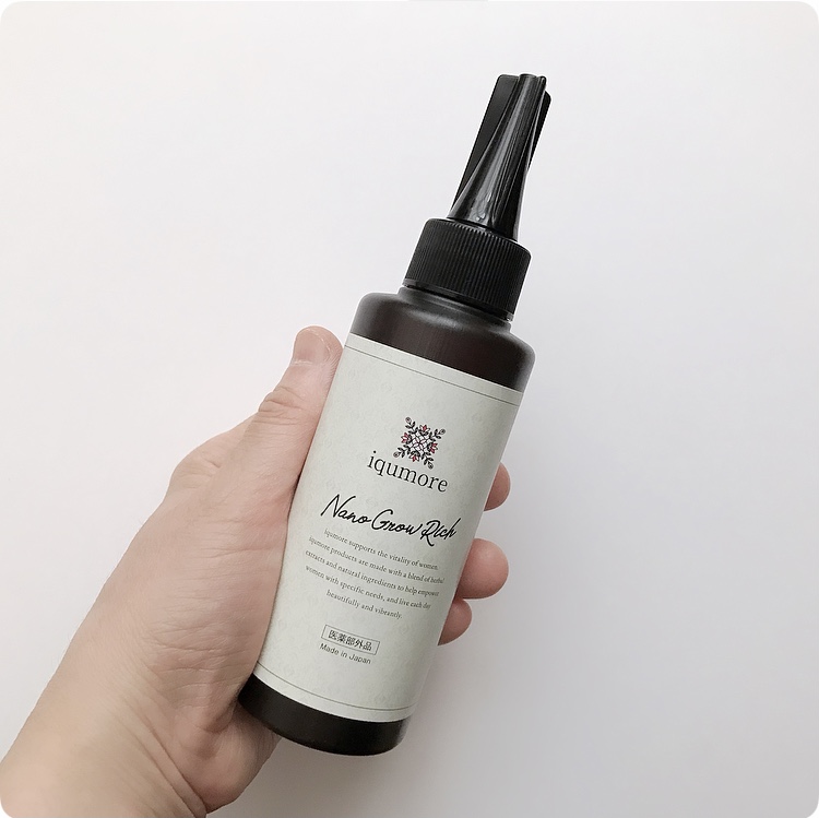 ナノグロウリッチ/iqumore/頭皮ローションを使ったクチコミ（2枚目）