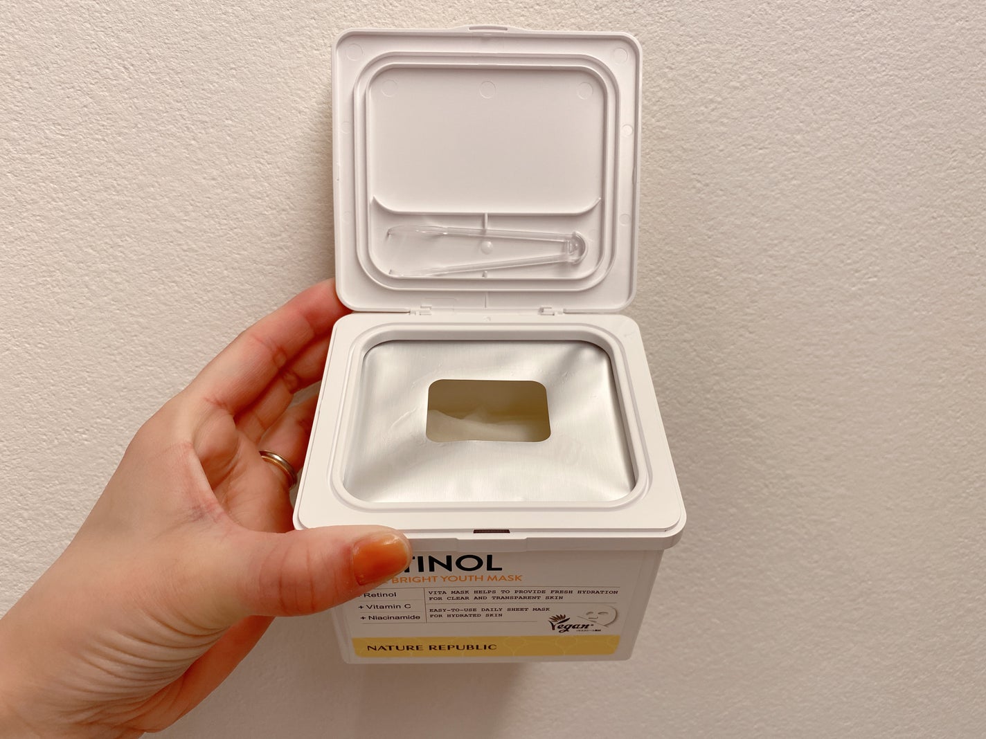キューブマスク レチノール/ネイチャーリパブリック/シートマスク・パックを使ったクチコミ(2枚目)