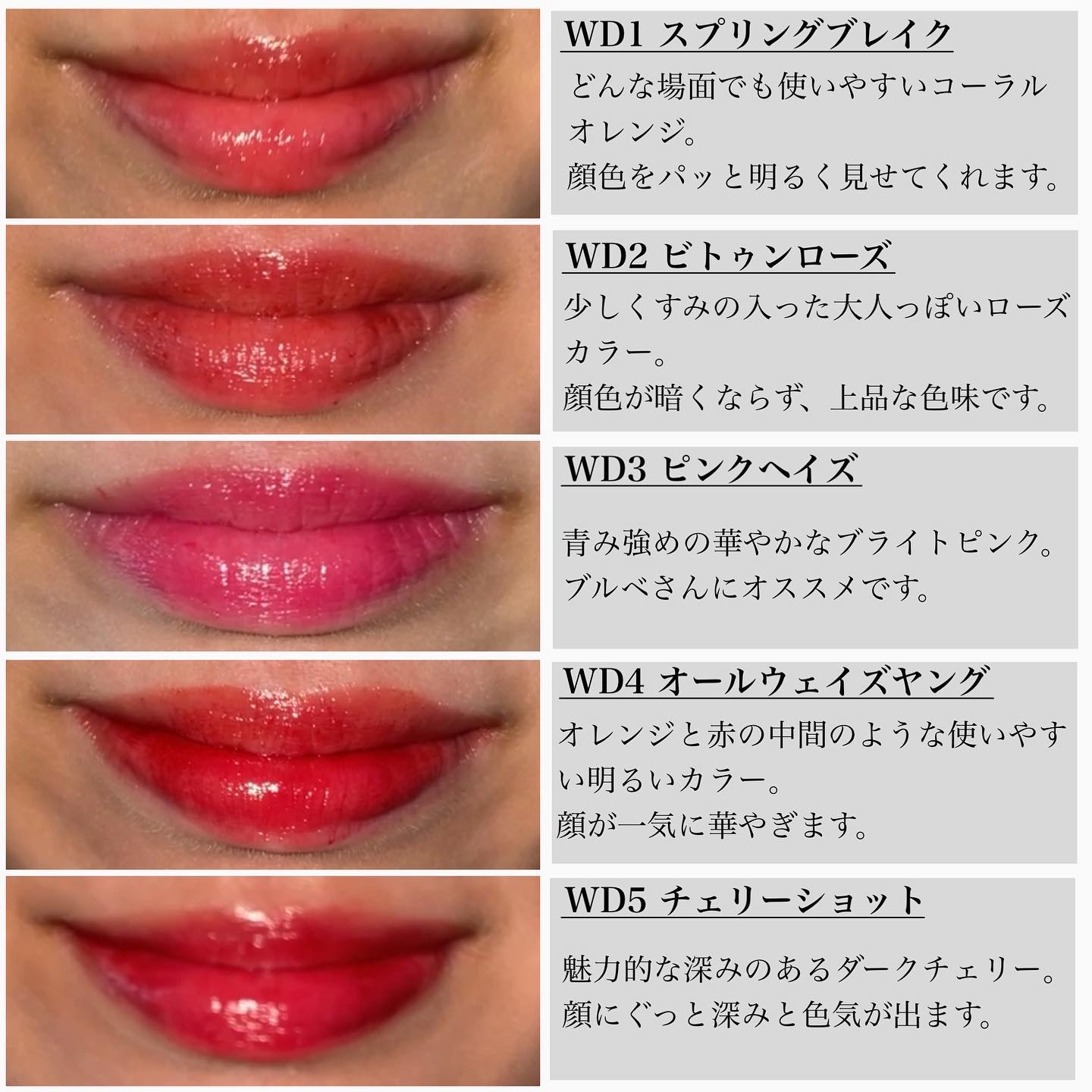 ザ ウォータリーデューティント/MERZY/リップティントを使ったクチコミ（2枚目）