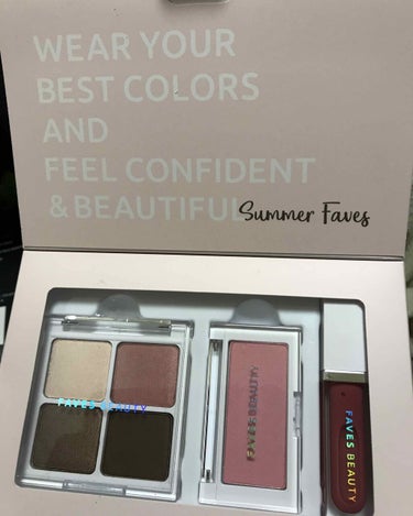 FAVES BEAUTYのサイトでパーソナルカラー診断をしてブルベ夏(Summer)の診断でした。FAVES BOXというSummerに合うコスメのセットを購入してみました。
ちなみに
アイカラー:Su