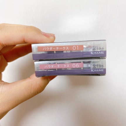 パウダーチークス/KiSS/パウダーチークを使ったクチコミ(7枚目)