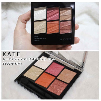 トーンディメンショナルパレット/KATE/メイクアップキットを使ったクチコミ(3枚目)
