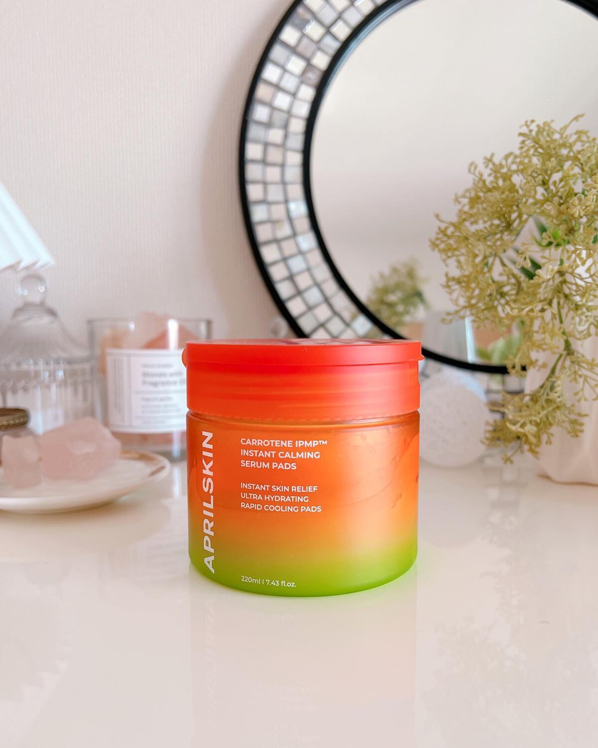 カロテンIPMP(TM) ブレミッシュカーミングセラムパッド/APRILSKIN/トナーパッドを使ったクチコミ(7枚目)