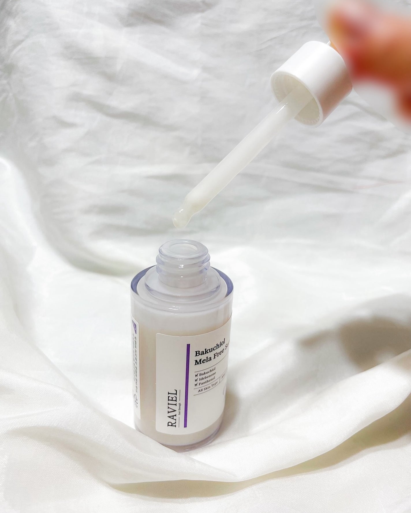 バクチオールメラフリーセラム/RAVIEL/美容液を使ったクチコミ(2枚目)