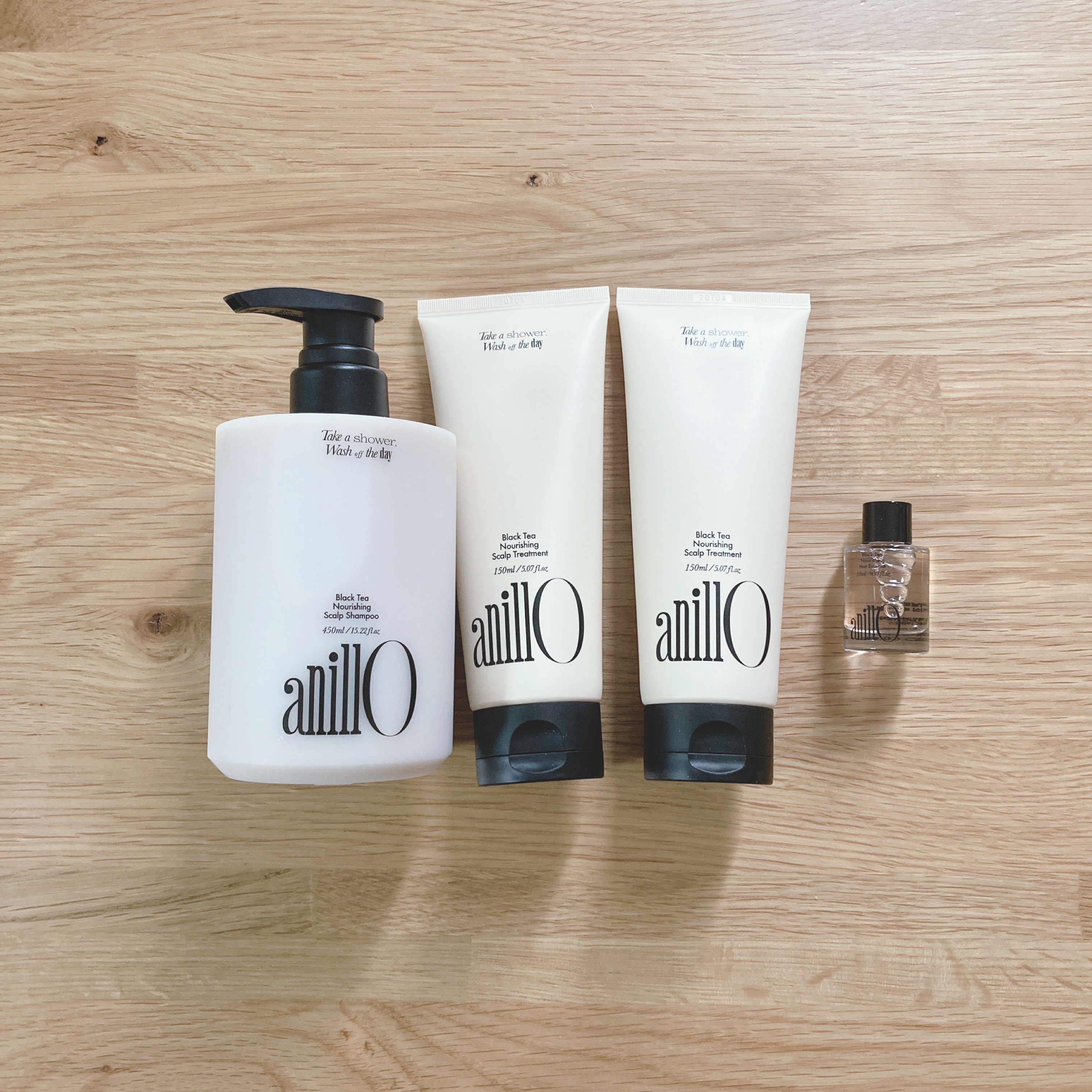 ブラックティー ナリッシング スカルプシャンプー/トリートメント トリートメント 150ml/ANILLO/市販シャンプーを使ったクチコミ（1枚目）