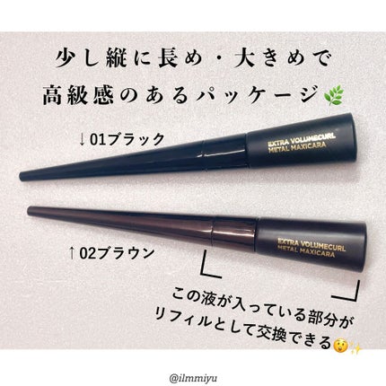 Extra Volumecurl Metal Maxicara/NEOGEN/マスカラを使ったクチコミ(2枚目)