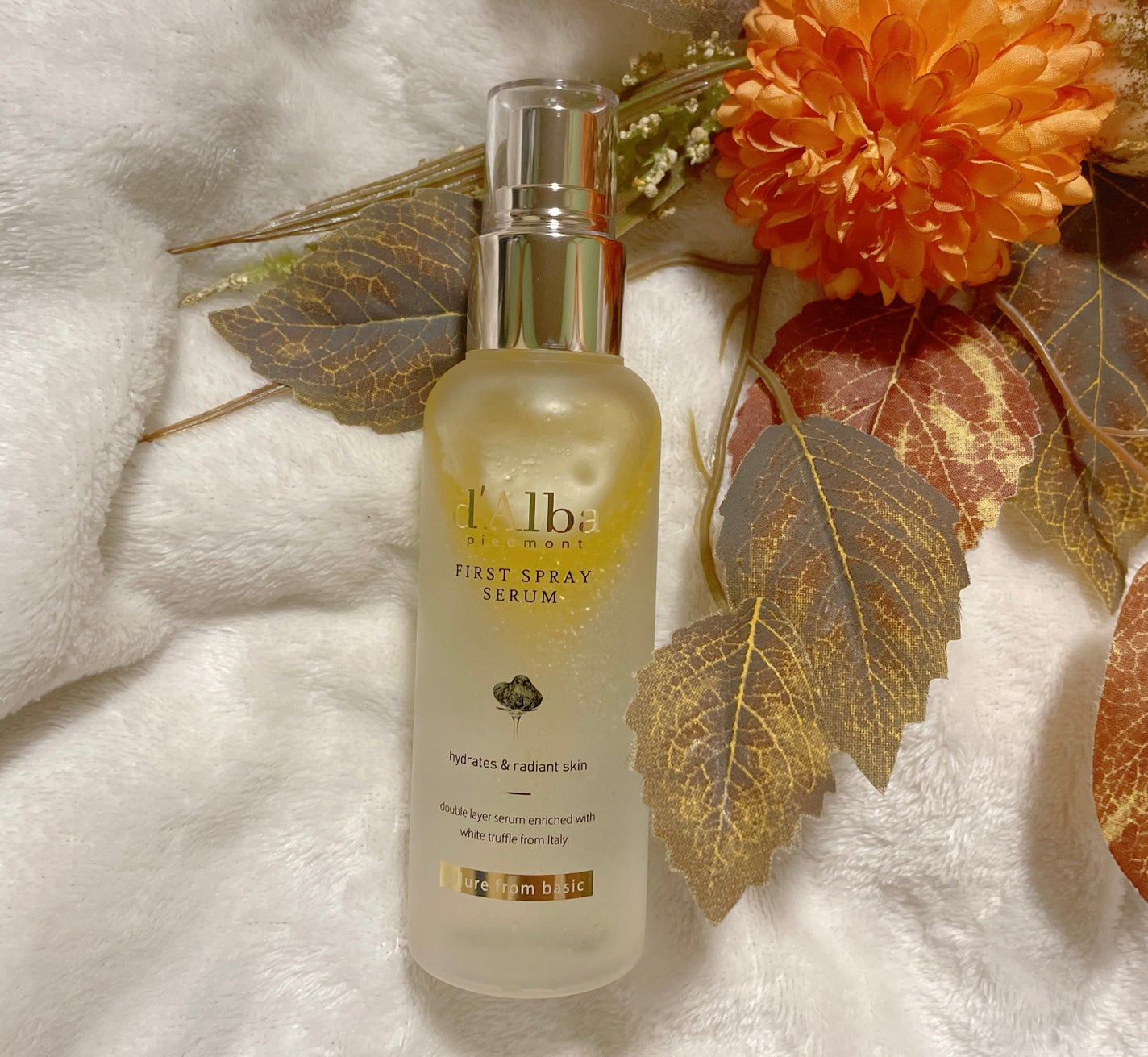 ダルバ ホワイトトリュフファーストスプレーセラム/ダルバ/ミスト状化粧水を使ったクチコミ(1枚目)