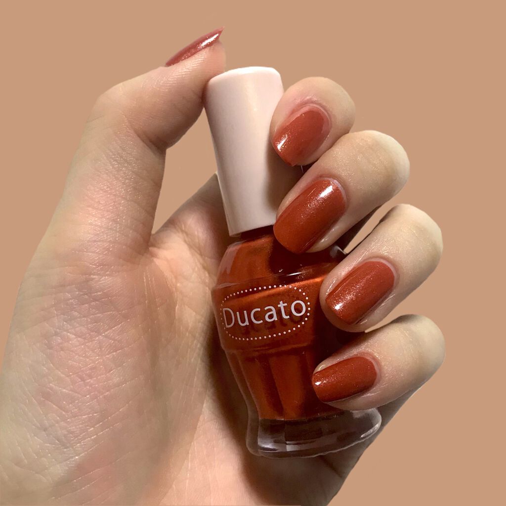 木綿 on LIPS 「Ducatoオレンジピールドラッグストアにてこちらのネイルポリ..」(1枚目)