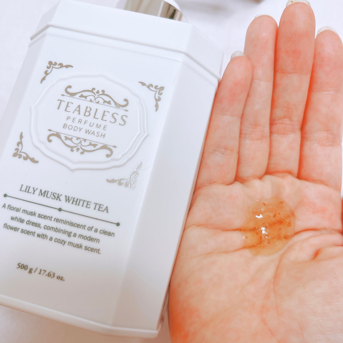 パフュームボディウォッシュ リリームスクホワイトティー/TEABLESS/ボディソープを使ったクチコミ(6枚目)