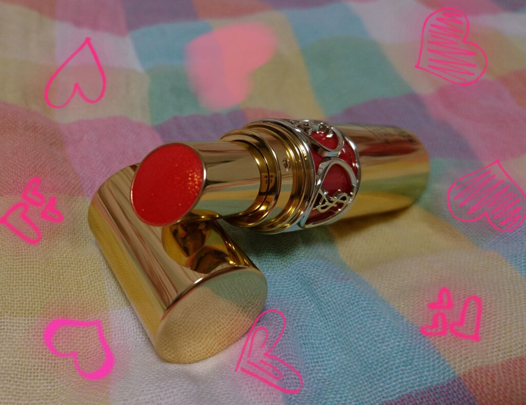 ルージュ ヴォリュプテ シャイン/YVES SAINT LAURENT BEAUTE/口紅を使ったクチコミ(1枚目)