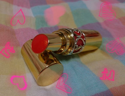 ルージュ ヴォリュプテ シャイン/YVES SAINT LAURENT BEAUTE/口紅を使ったクチコミ(1枚目)