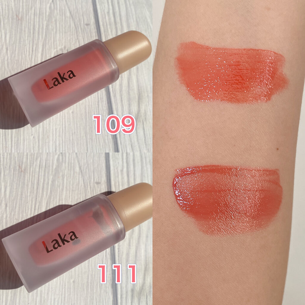 フルーティーグラムティント/Laka/リップティントを使ったクチコミ（2枚目）