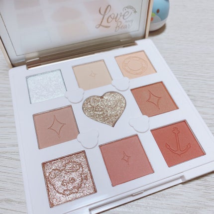 Love Bear 9色 アイシャドウパレット/FlowerKnows/アイシャドウパレットを使ったクチコミ(2枚目)