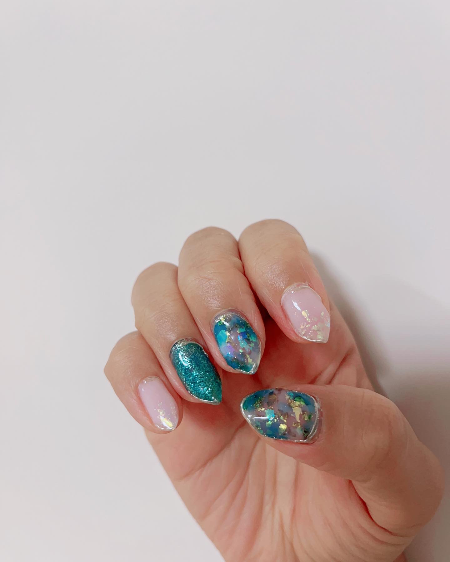 ニュアンスクロムパウダー タイプB	/NAILTOWN/ネイル用品を使ったクチコミ（1枚目）