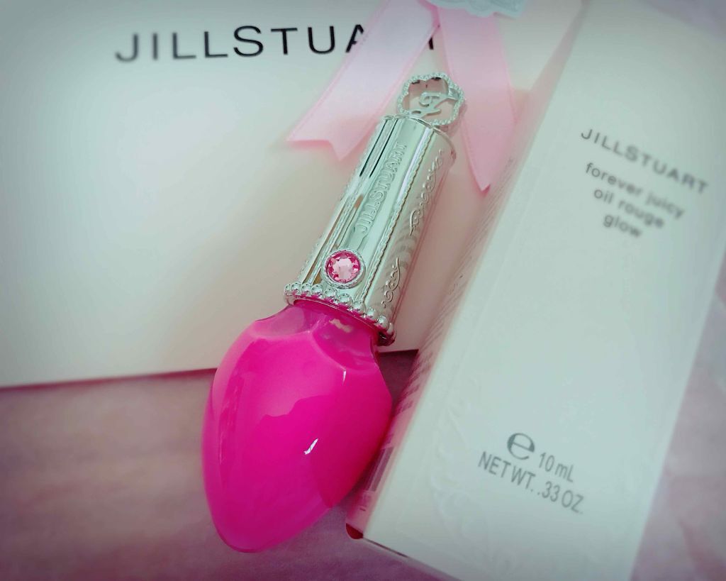 フォーエヴァージューシー オイルルージュ グロウ/JILL STUART/口紅を使ったクチコミ（2枚目）