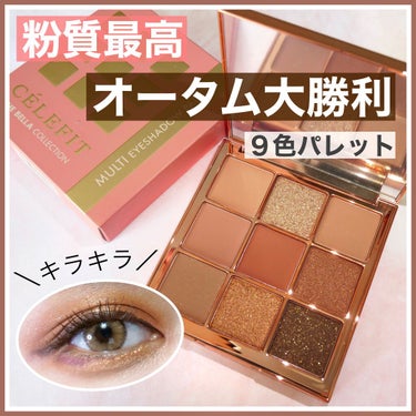 The Bella collection eyeshadow palette #02/CELEFIT/パウダーアイシャドウを使ったクチコミ（1枚目）