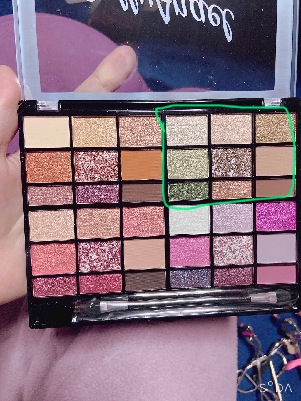 プロコレクション36カラー/Dolly Angel/アイシャドウパレットを使ったクチコミ(3枚目)