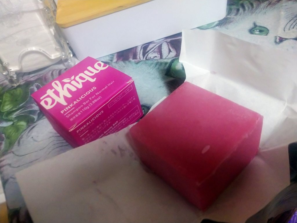シャンプー バー ピンカリシャス/Ethique/市販シャンプーを使ったクチコミ（2枚目）