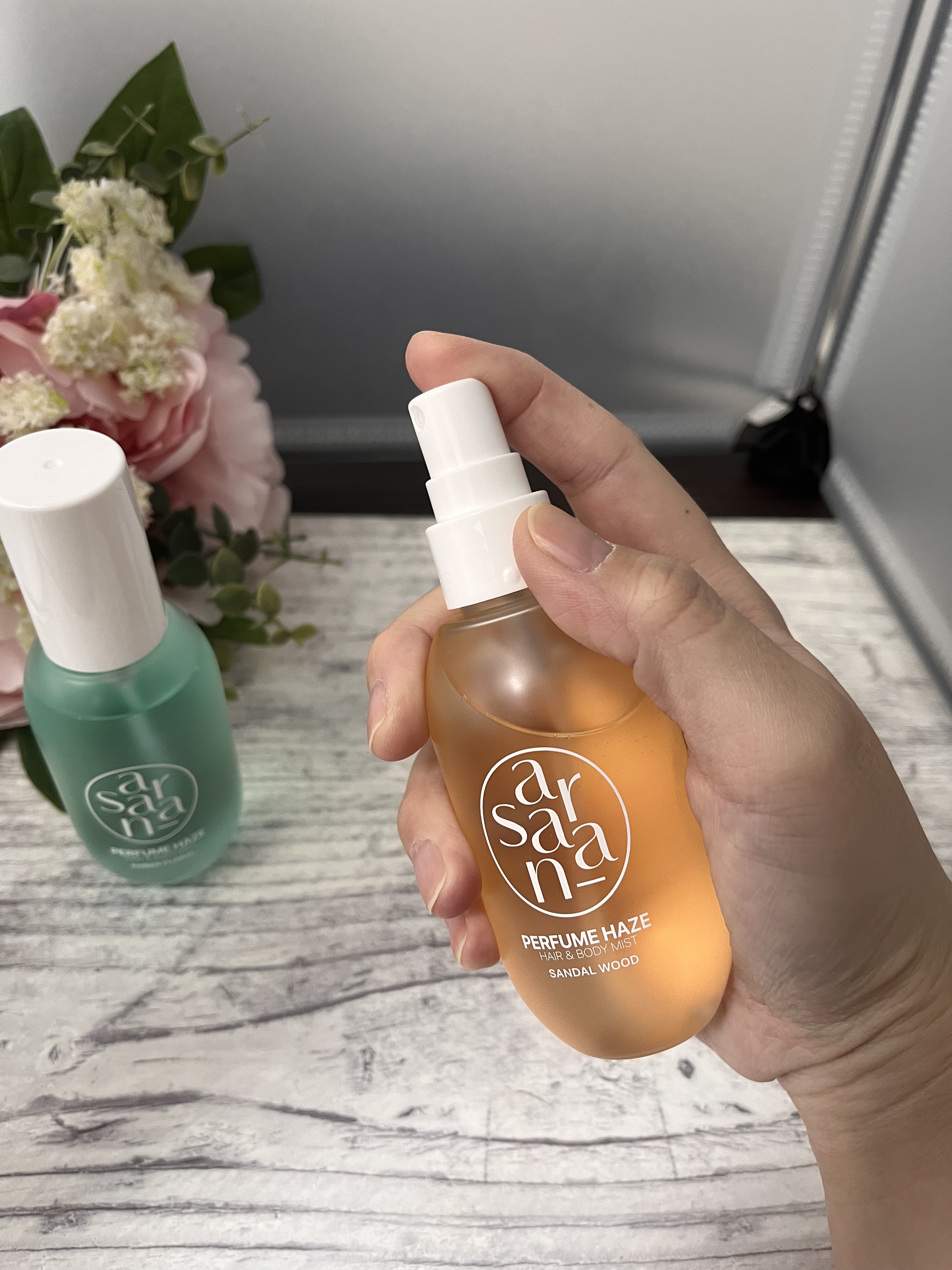パフュームヘイズ ヘア&ボディミスト/SARANARA/ヘアミストを使ったクチコミ（3枚目）