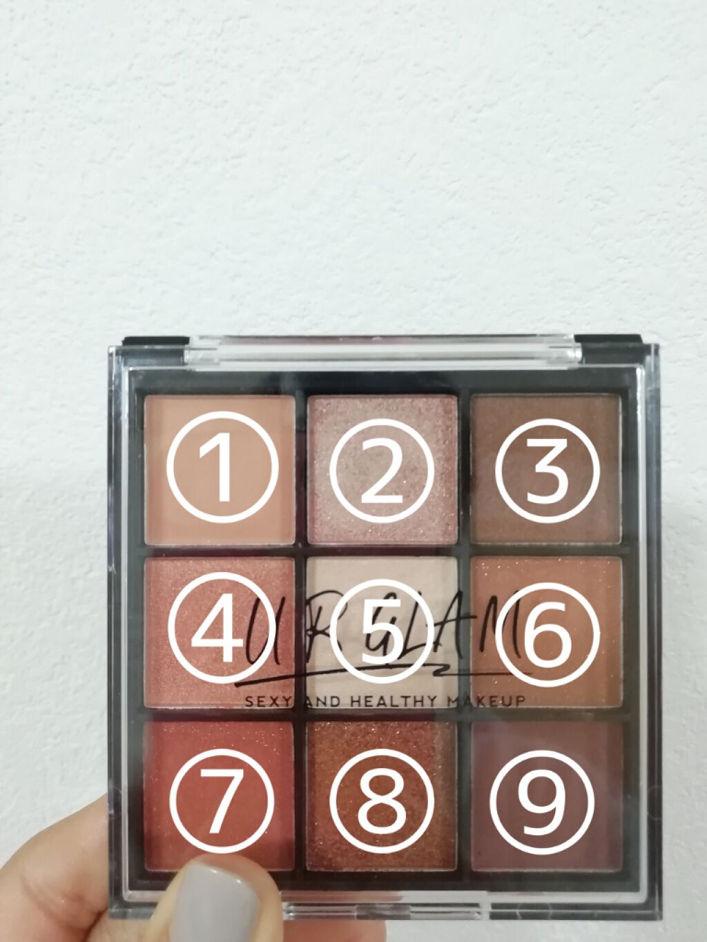 UR GLAM BLOOMING EYE COLOR PALETTE/U R GLAM/アイシャドウパレットを使ったクチコミ(2枚目)