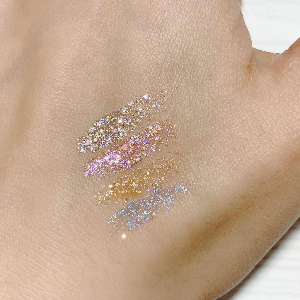 リキッド グリッター シャドウ/rom&nd/グリッターを使ったクチコミ（3枚目）