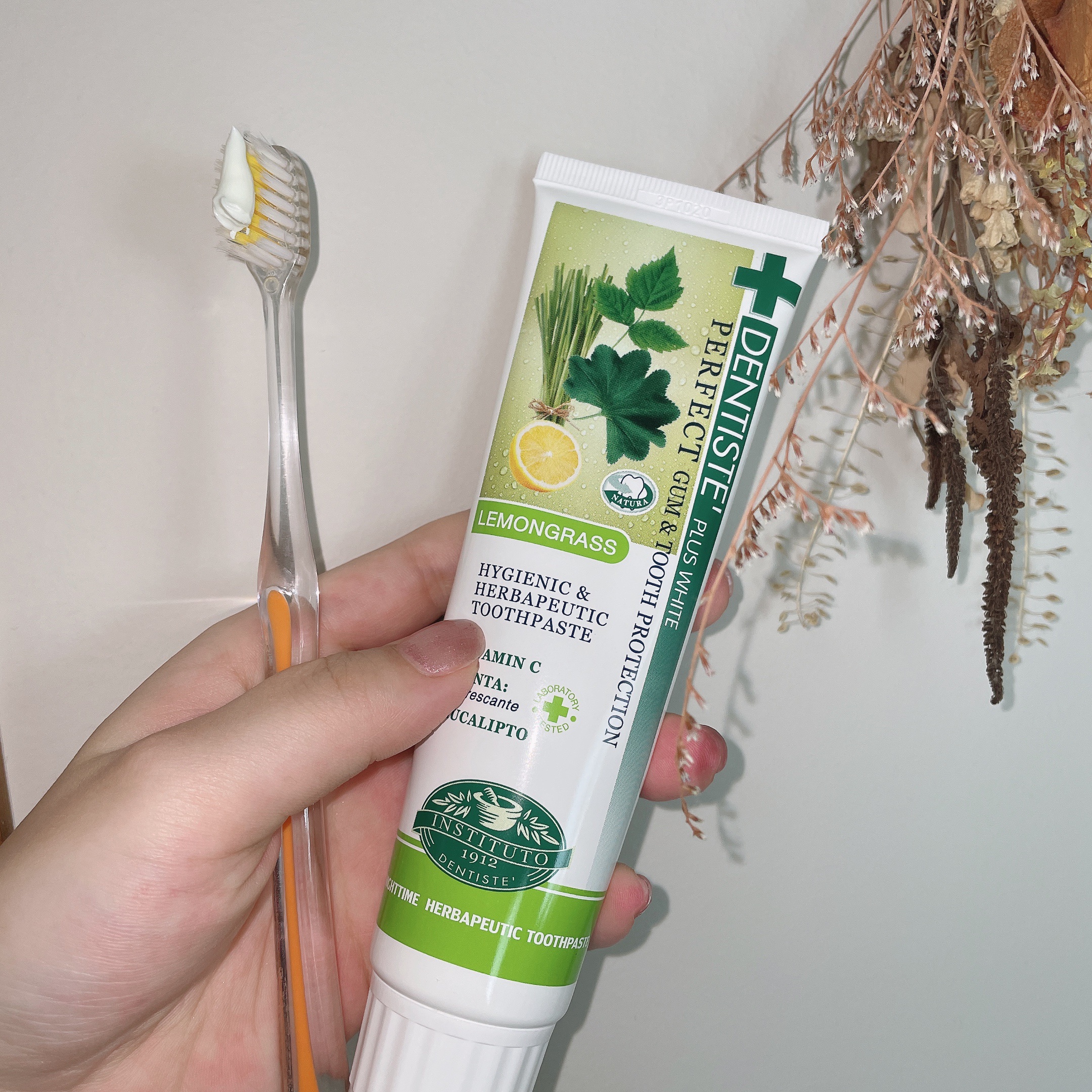 デンティス　チューブタイプ チューブタイプ（レモングラス）100g/デンティス/歯磨き粉を使ったクチコミ（1枚目）