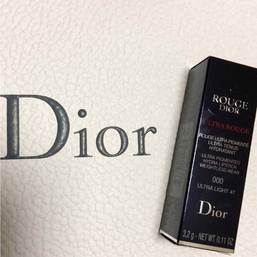 ┈┈┈┈┈┈┈┈┈┈┈┈┈┈┈┈

Dior ルージュディオール
ウルトラルージュ
000 ULTRA LIGHT47
＊限定色＊

購入品です(*˘︶˘*).｡.:*♡

限定色ならば買わねばと思い、