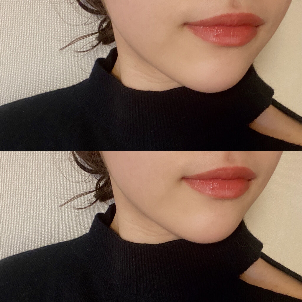 ルージュ ヴォリュプテ シャイン/YVES SAINT LAURENT BEAUTE/口紅を使ったクチコミ（3枚目）