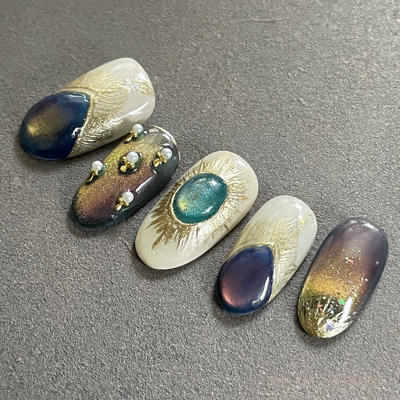 痛ライナー 金/ネイル工房/ジェルネイルを使ったクチコミ（3枚目）